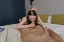 Milena Ray and Holly Molly in 15 Young Girls, Lying Blowjob, photo 1 of 4
