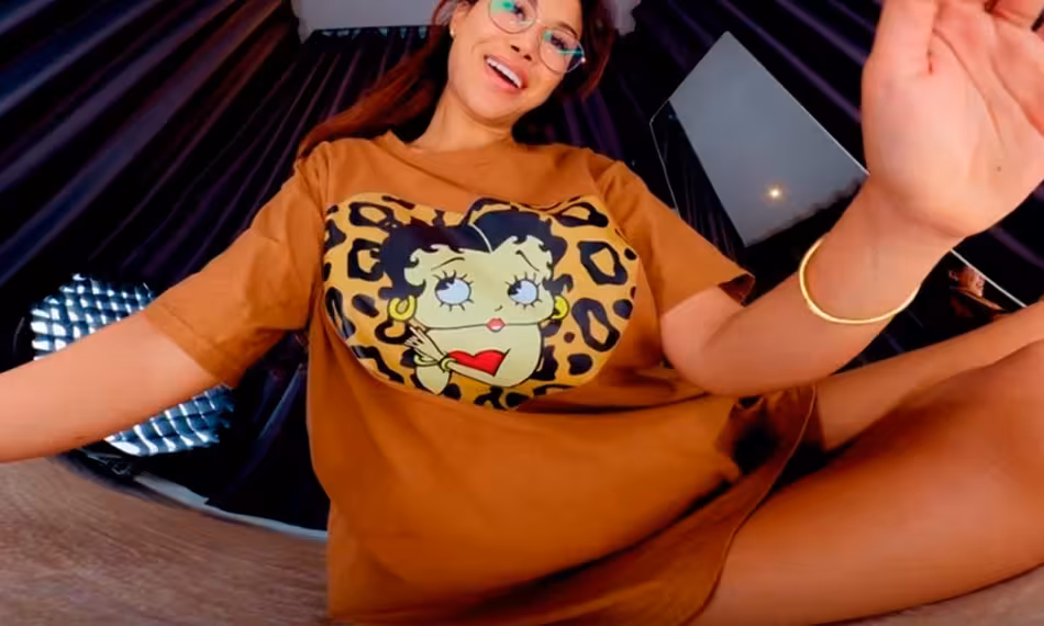 Kay Yuma in ASMR on Top Stay Down There for Me, photo 1 of 4