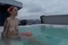 Adele Feelmevr in Behind the Scenes - Adele Masturbating in the Jacuzzi, photo 1 of 4