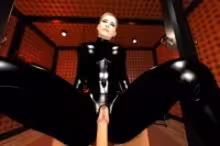 Busty Latex Queen Rides You - POV Experience, photo 2 of 4