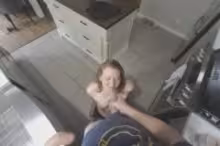 Jess Toyst in Coffee Time Kitchen Blowjob, photo 4 of 4