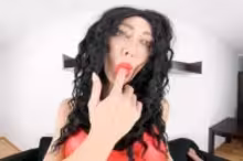 Hotkinkyjo in Hotkinkyjo In Red Dress Take Huge Fist Dildo From Mrhankey Deep In Ass Anal Prolapse, photo 2 of 4