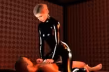 Mistress in Black Latex - POV Cowgirl, photo 3 of 4