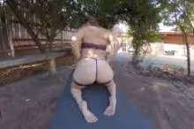 Kayli Jinx in Outdoor Yoga Fun, photo 3 of 4