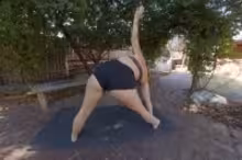 Kayli Jinx in Outdoor Yoga Fun, photo 4 of 4