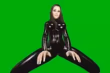 Shiny Busty Latex Girl Rides You - POV Cowgirl (Passthrough), photo 1 of 4