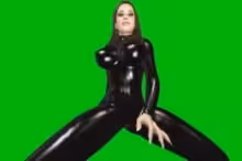 Shiny Busty Latex Girl Rides You - POV Cowgirl (Passthrough), photo 2 of 4