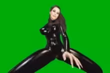 Shiny Busty Latex Girl Rides You - POV Cowgirl (Passthrough), photo 4 of 4