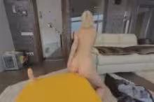 Poppy in Skinny Blonde Poppy Trying Different Dildos - "Will It Fit" Challenge, Loves Big Black Ones Most, photo 3 of 4