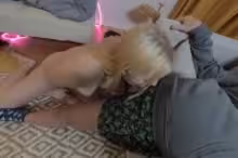 Cristal Mango in Sweet Blonde Girl With HairyBeast POV, photo 1 of 4