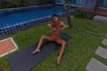 Tequilla in Thai Girl Hot and Sweaty Oil Workout, photo 2 of 4