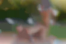 Sunset threesome VR porn