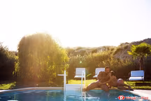 Countryside Pool VR porn