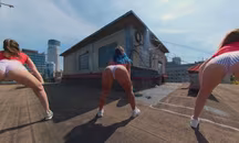 Twerk On The Roof VR porn