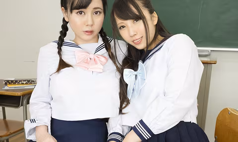 Aimi Yoshikawa  Kurumi Tamaki  Lesbian Showtime Schoolgirls Edition VR Porn Video