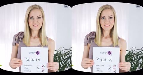 Czech VR Casting 077  Blond Sicilia in Casting VR Porn Video