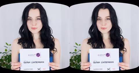 Czech VR Casting 098  Beautiful Brunette Quinn VR Porn Video