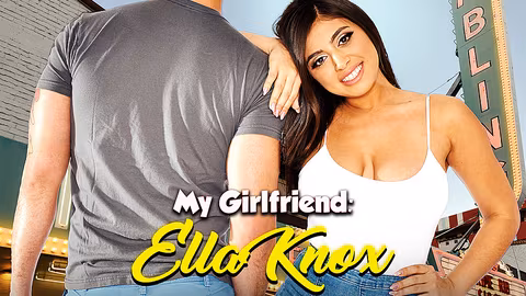 Ella Knox fucking in the chair with her brown eyes vr porn VR Porn Video