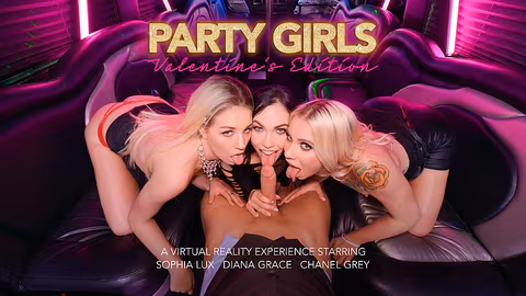 Valentines Day with Chanel Grey Diana Grace and Sophia Lux VR Porn Video