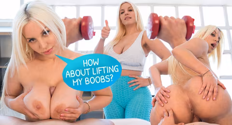 Workout With Blondie VR Porn Video