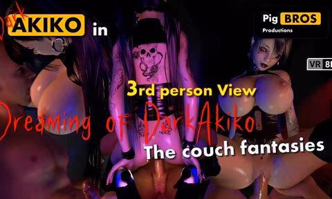 Akiko - Dreaming of DarkAkiko: Couch Fantasies - 8K - 3rd Person View with Akiko