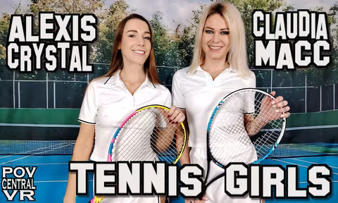 Alexis Crystal And Claudia Macc Tennis Girls with Alexis Crystal and Claudia Mac