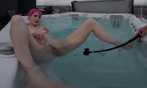 Behind The Scenes - Naked And Masturbating With Lily Angelic In The Jacuzzi And Showering Afterwards with Lily Angelic