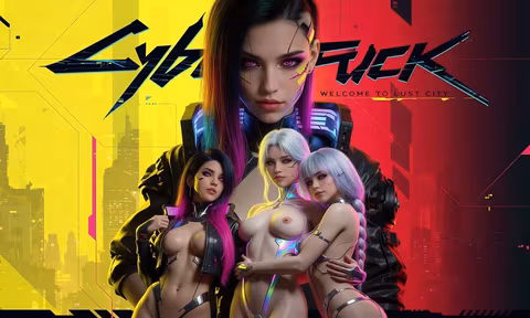 Cyberfuck Welcome To Lust City VR Porn Video