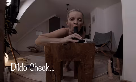 Dildo Check with Sabdeluxe