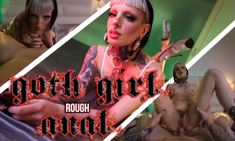 Goth Girl Rough Anal Fuck