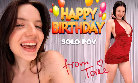 Happy Birthday From Toree Solo Pov VR porn video