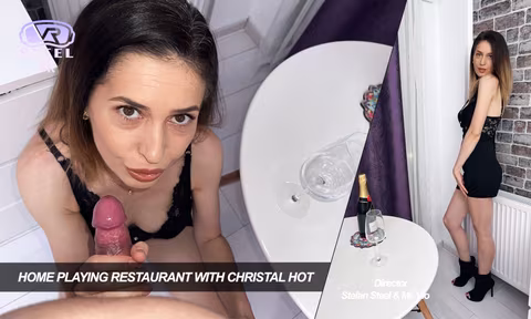 Home Playing Restaurant With Christal Hot VR Porn Video
