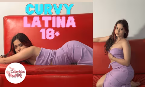 Horny Latina Ep5 Petite Face Curvy Body In Purple Lingerie VR Porn Video