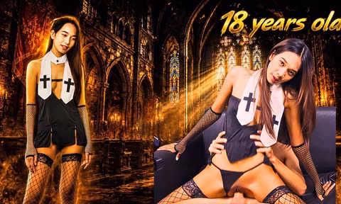 Innocent Little Nun Was Begging For This Bwc VR Porn Video