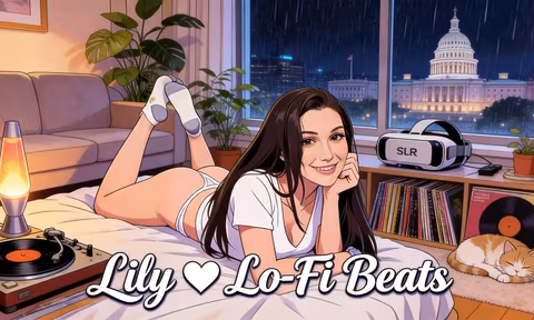Lily Lou Loves LoFi Beats Slr Vr Porn Music Mix By Fap Vr VR Porn Video