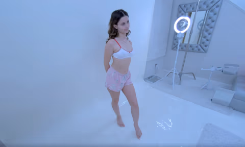 New Teen 18 Carly Strips For You In The White Studio VR porn video