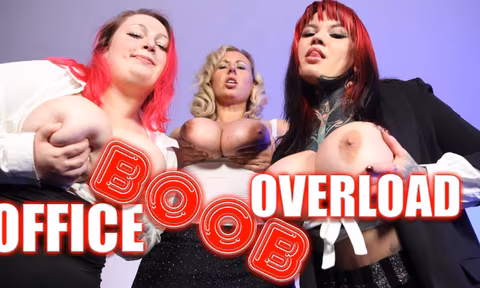 Office Boob Overload with Sabien Demonia and Kathy Deep