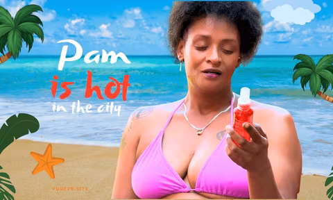 Pam Hot In The City
