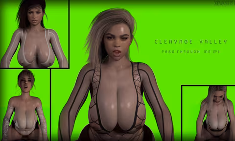 Pass Through Me Cleavage Valley with Splinevr
