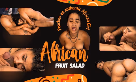 Peaches and the African Fruit Salad with Peaches Amp