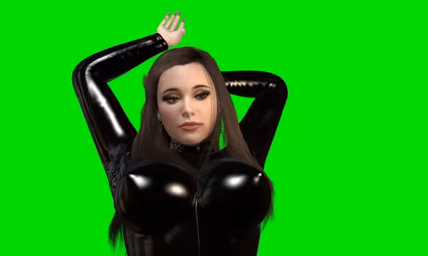 Shiny Busty Latex Girl Rides You - POV Cowgirl (Passthrough)