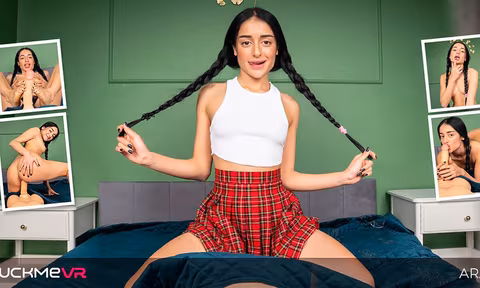 Skinny Russian Ara Mix Proves That Her Pussy Can Take A Stretching with Ara Mix