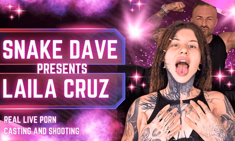 Snake Daves Porno Casting With Laila Cruz with Laila Cruz