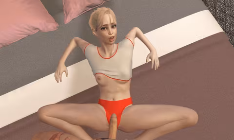 Taking Care Of Morning Wood VR CGI with Virtualpassionvr Cgi Model