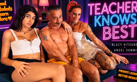 Teacher Knows Best Blazy Kitsune  Angel Sammi VR Porn Video