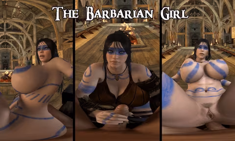 The Barbarian Girl CG VR porn video