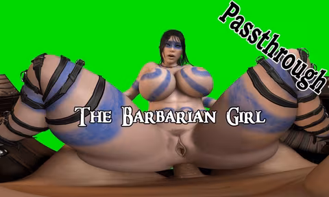 The Barbarian Girl Passthrough VR porn video