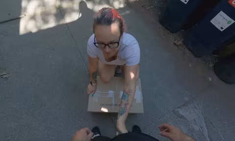The Delivery Guy Just Showed Up With A Package Not The Only Thing He Delivered Though  VR porn video
