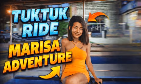 TukTuk Ride Marisas Adventure Part 1 with Marisa