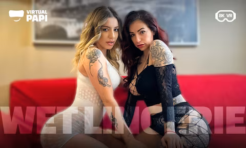 Wet Lingerie VR Porn Video